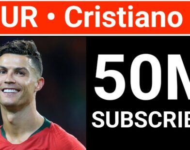 Ronaldo YouTube channel subscribers count