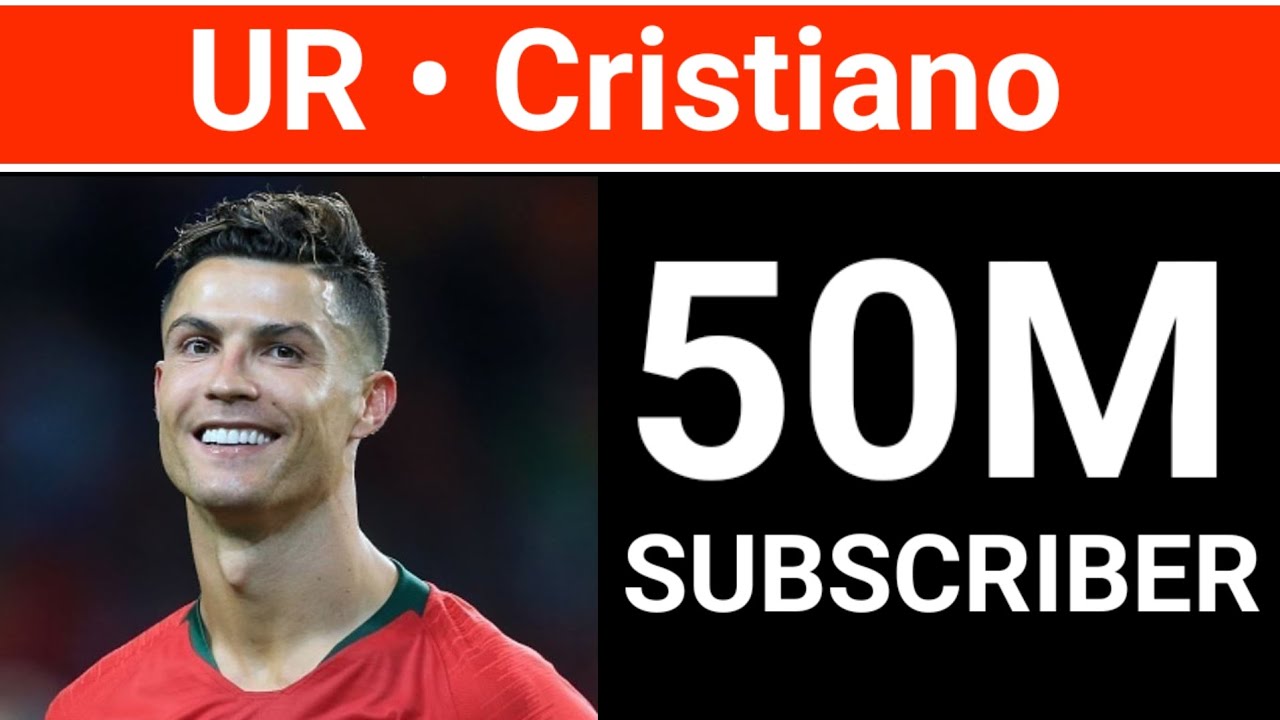 Ronaldo YouTube channel subscribers count