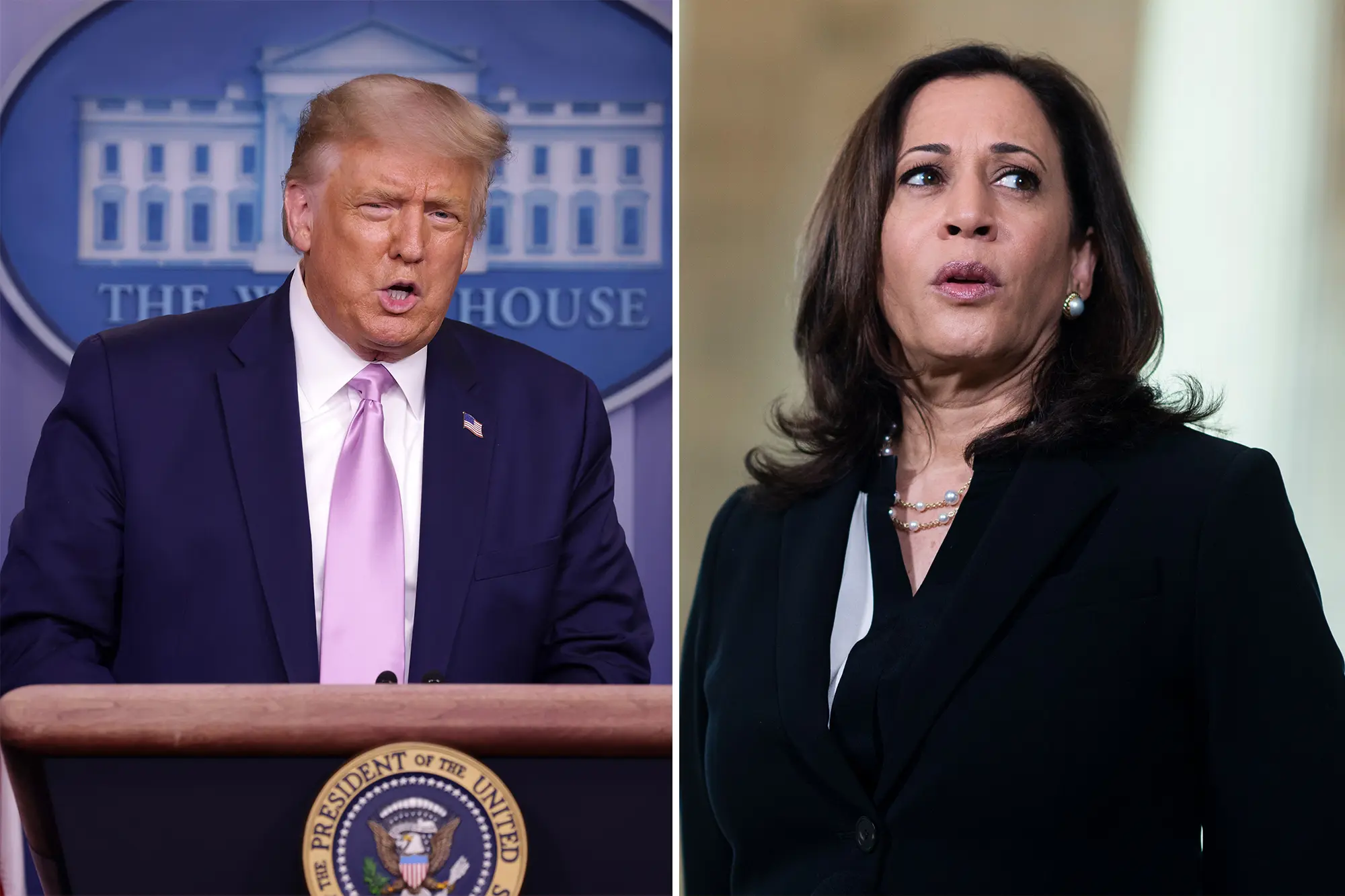 Donald Trump's attacks on Kamala Harris