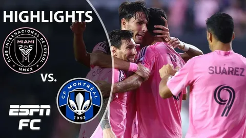 Inter Miami Triumphs Over CF Montréal with Stellar Performances from Messi and Suárez