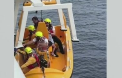 father and daughter rescued on disney cruise ship overboard