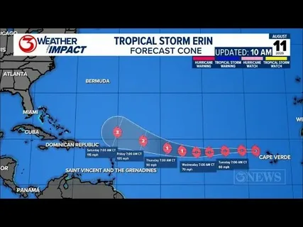 Tropical Storm Erin is one of the many storms that have formed in the Atlantic Ocean during hurricane season.